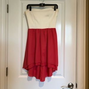 High to low two toned dress